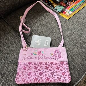 Disney Pink Floral Crossbody Bag